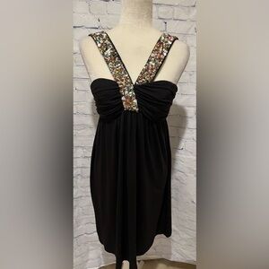 Single Dress Embellished Strap Dress size small